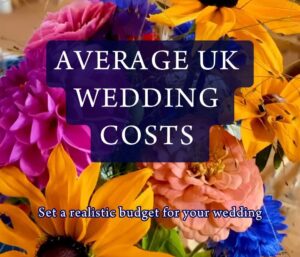 Average wedding costs UK