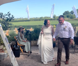 POV The moment before your wedding entrance
