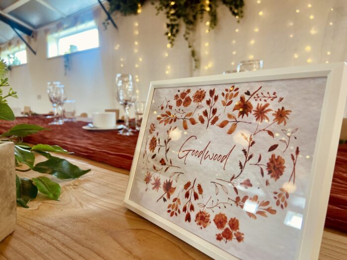 Unique wedding table name theme ideas - The Barn at Cott Farm